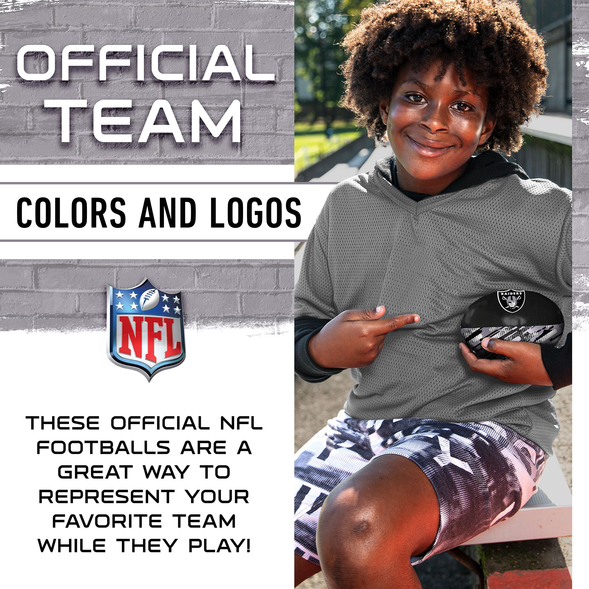 Franklin Las Vegas Raiders 4'' 2-Pack Softee product image