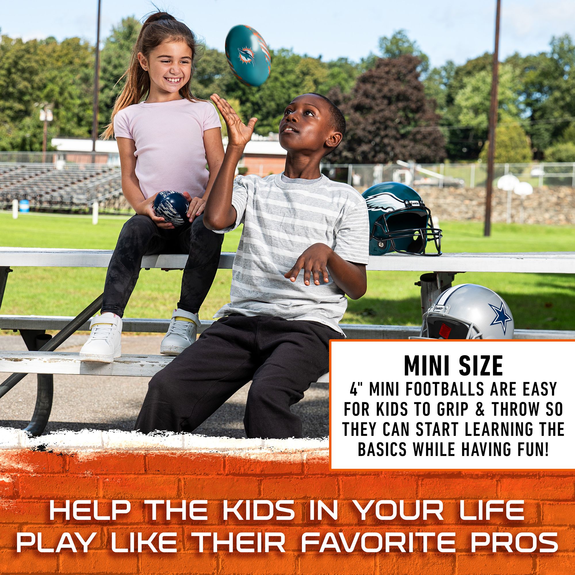 Franklin Miami Dolphins 4'' 2-Pack Softee product image