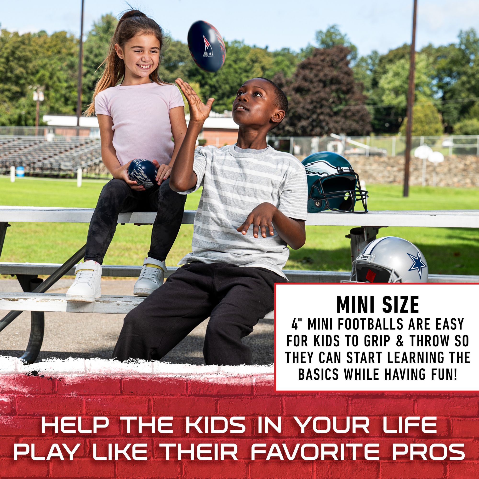 Franklin New England Patriots 4'' 2-Pack Softee product image