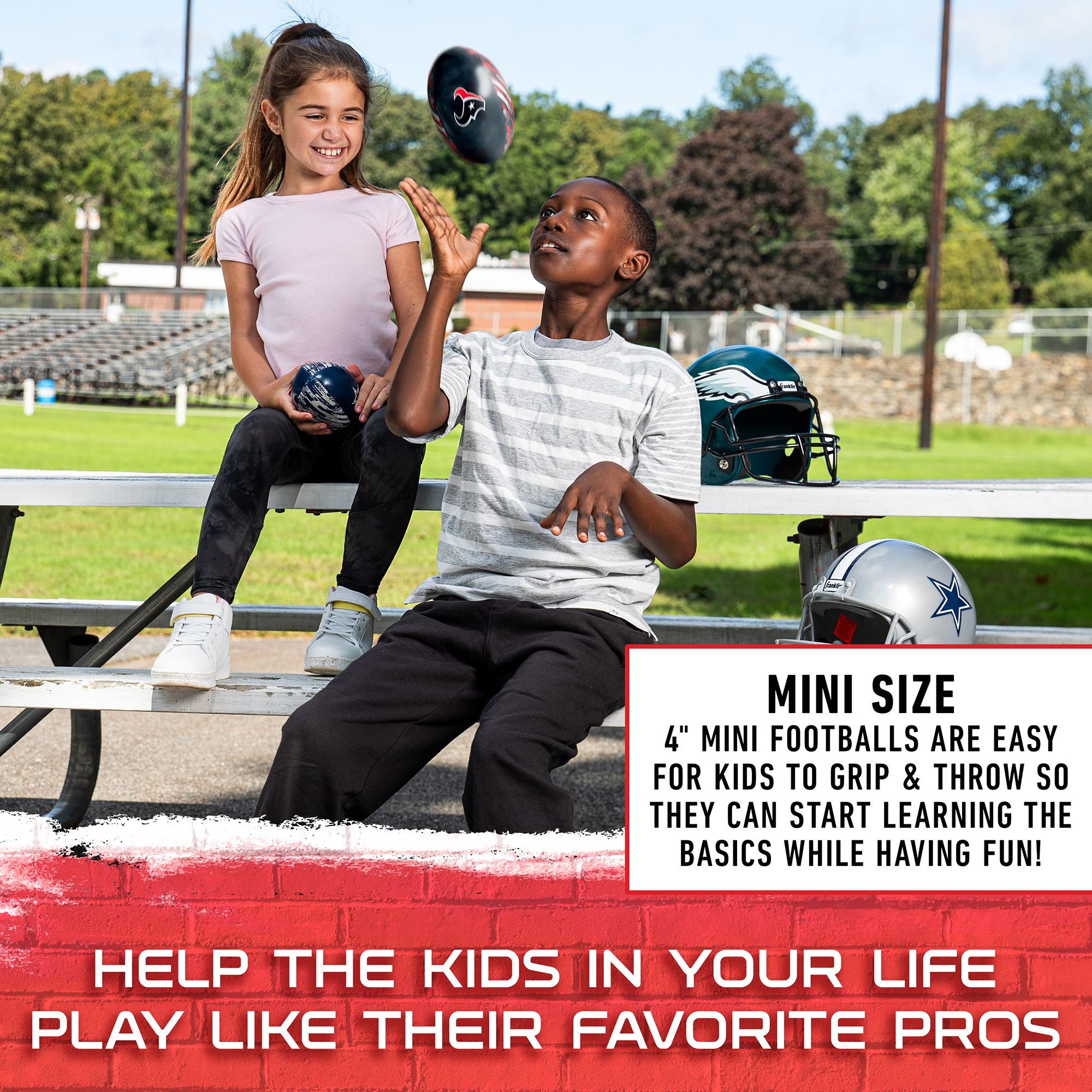 Franklin New England Patriots 4'' 2-Pack Softee product image