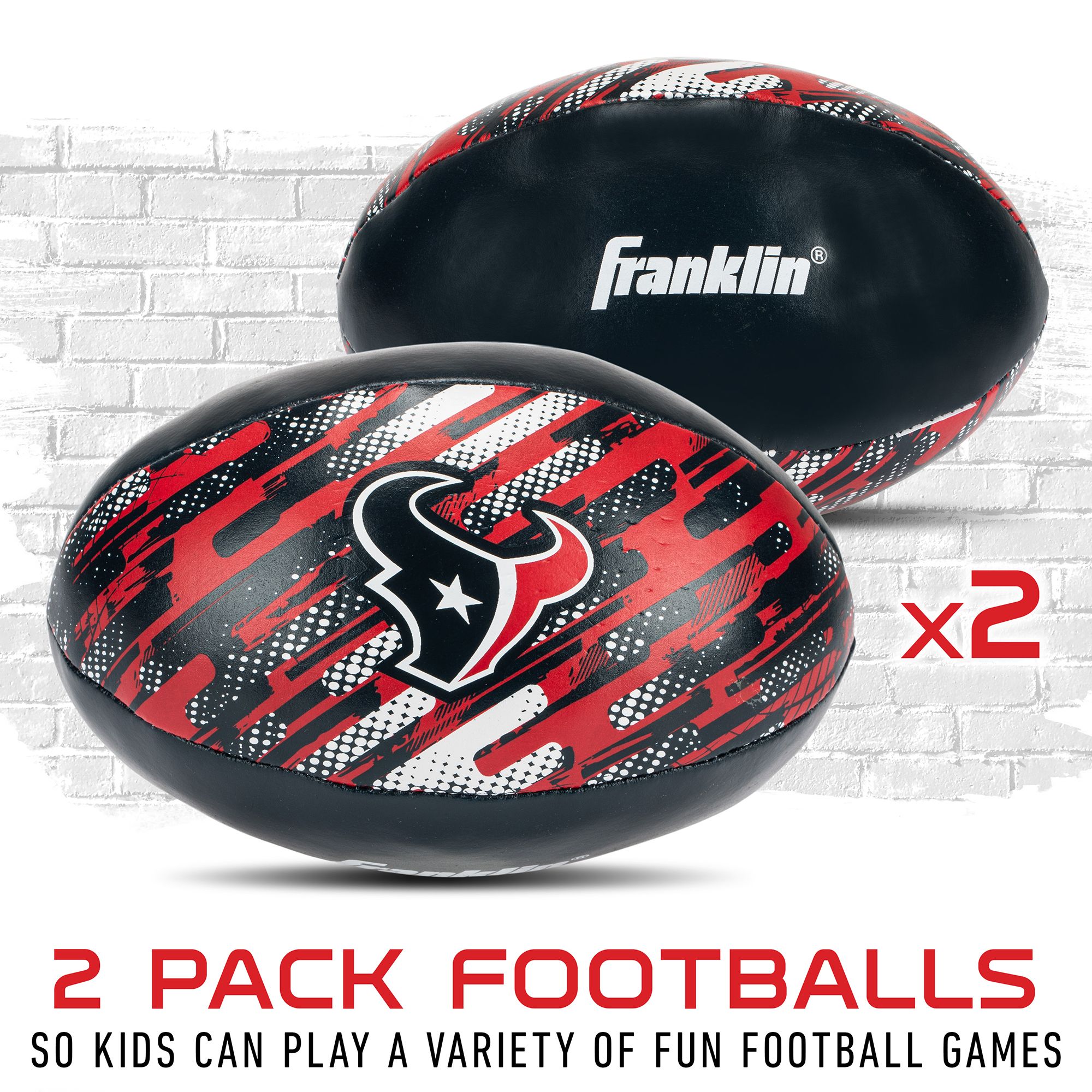 Franklin Houston Texans 4'' 2-Pack Softee product image
