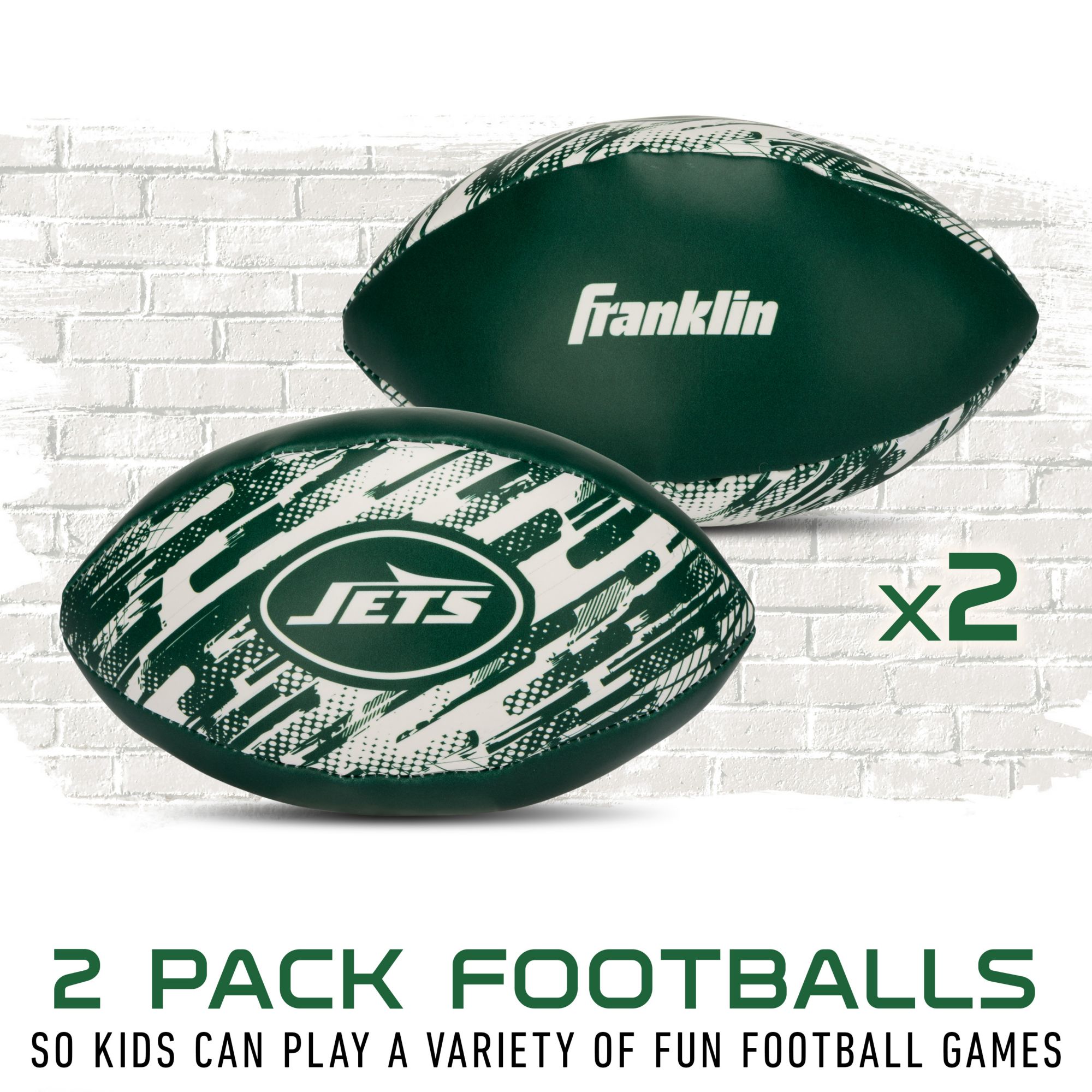 Franklin New York Jets 4'' 2-Pack Softee product image