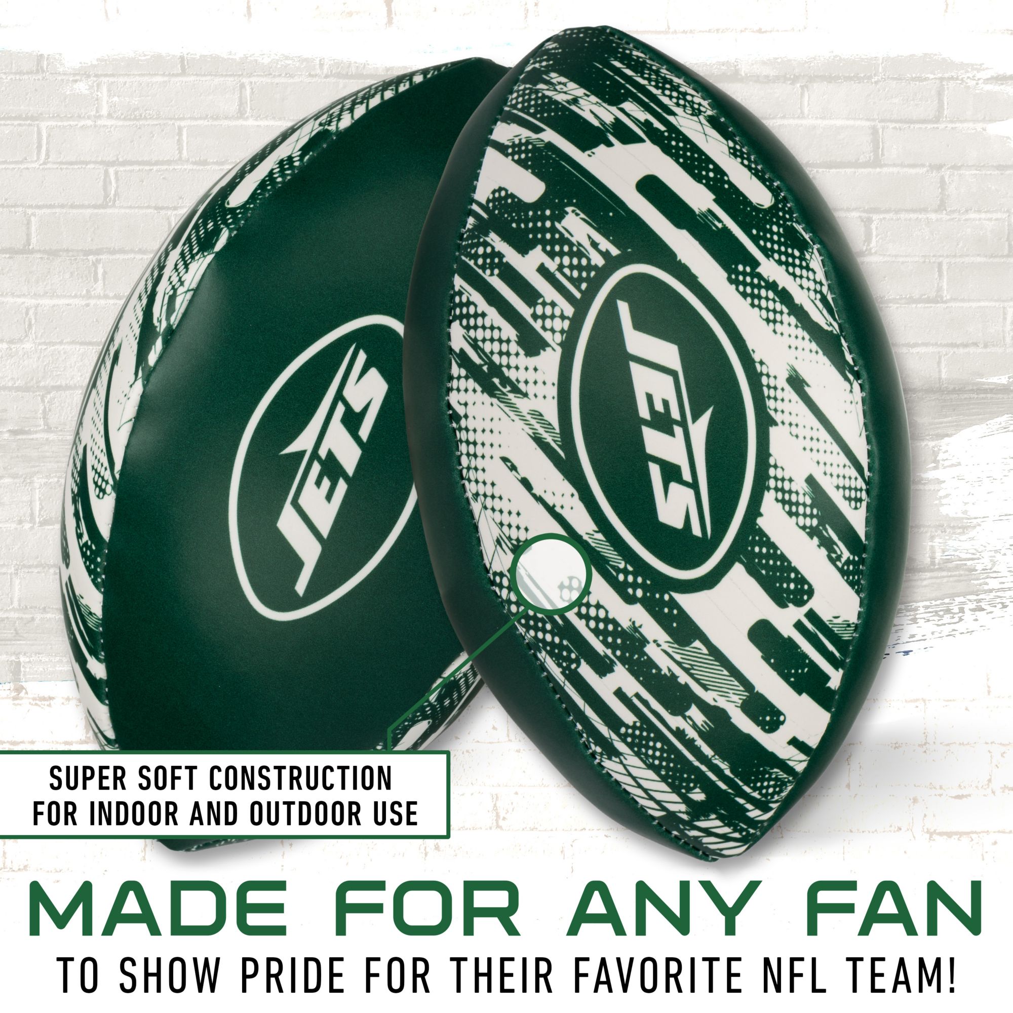 Franklin New York Jets 4'' 2-Pack Softee product image
