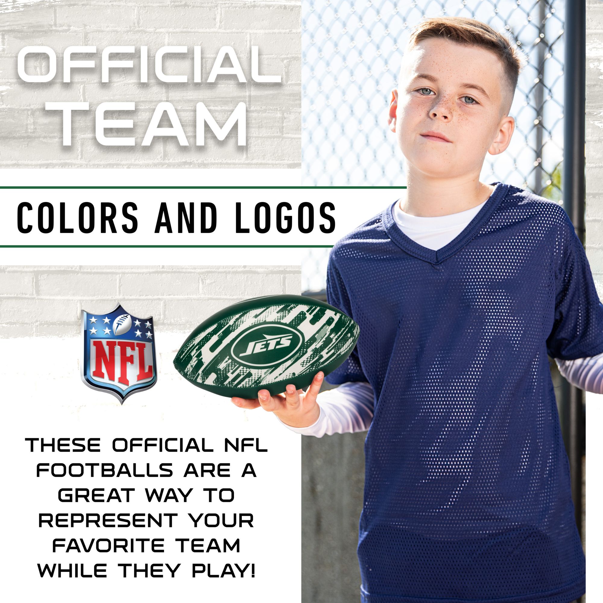 Franklin New York Jets 8 inch Soft Sport Football product image