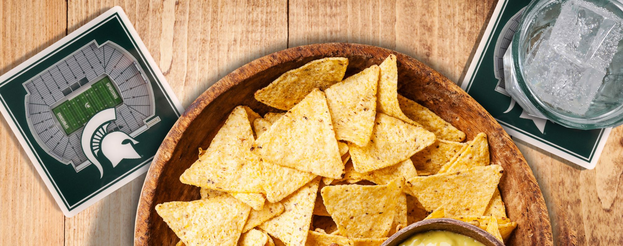 YouTheFan Michigan State Spartans 3D Stadium Views Coaster Set product image