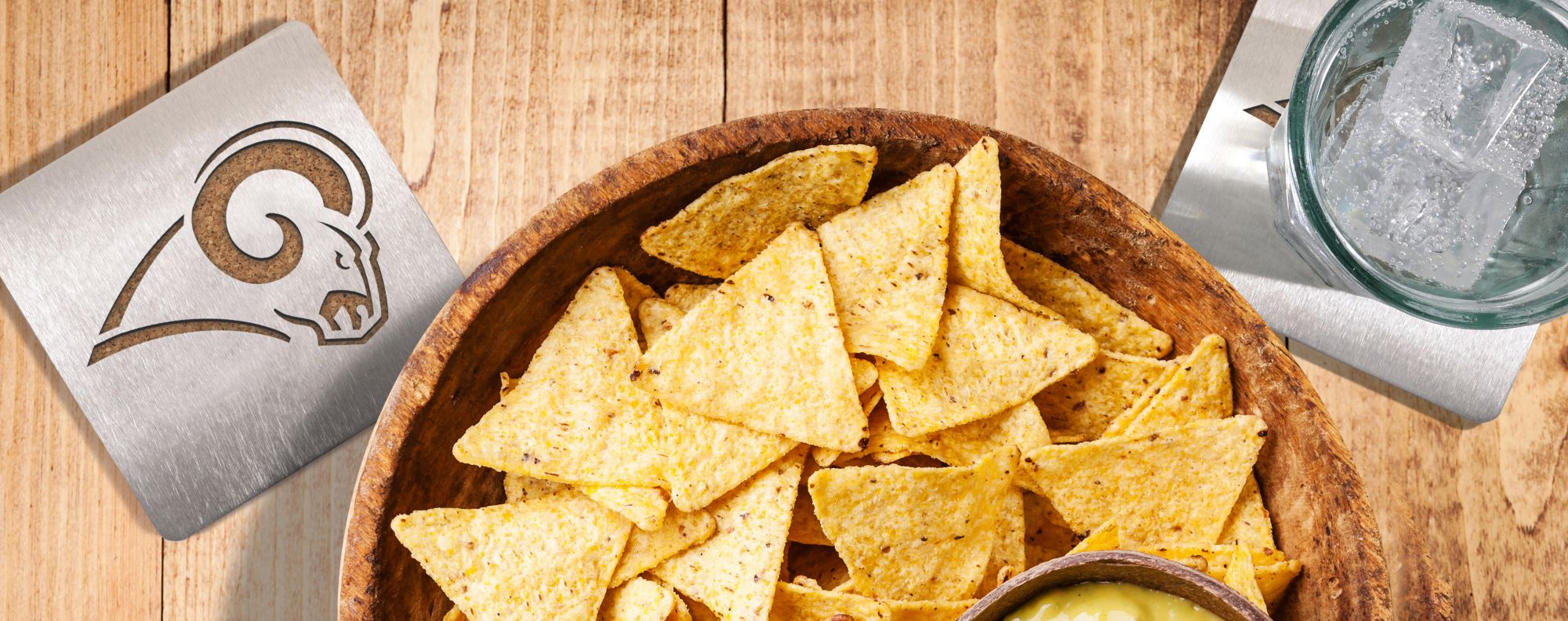 YouTheFan Los Angeles Rams Coaster Set product image