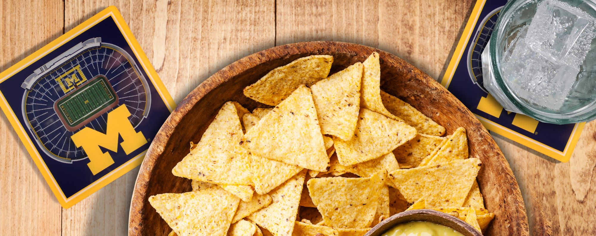 YouTheFan Michigan Wolverines 3D Stadium Views Coaster Set product image