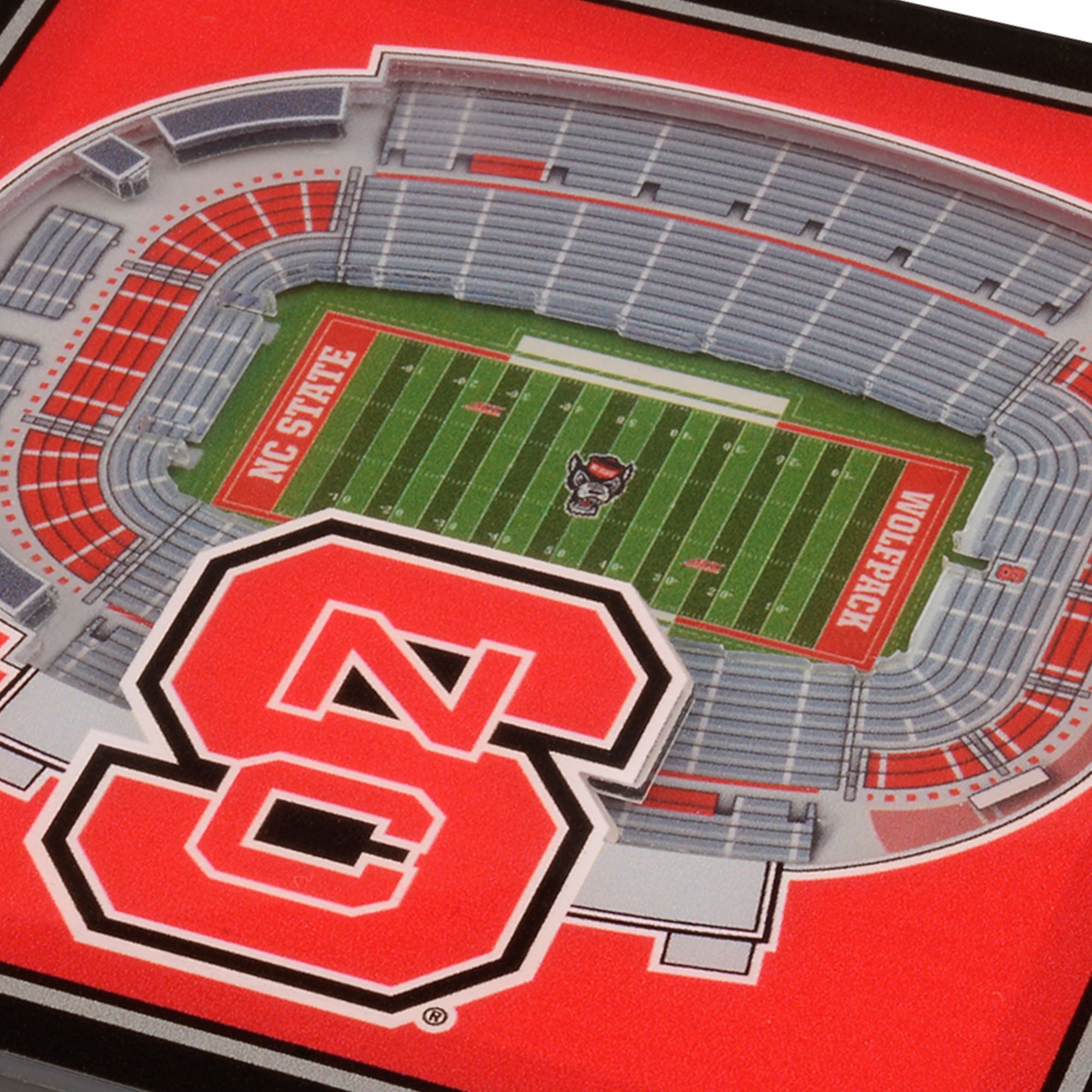 YouTheFan NC State Wolfpack Stadium View Coaster Set product image
