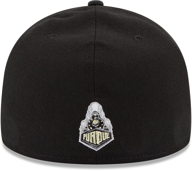 New Era Men's Purdue Boilermakers Black 59Fifty Fitted Hat product image