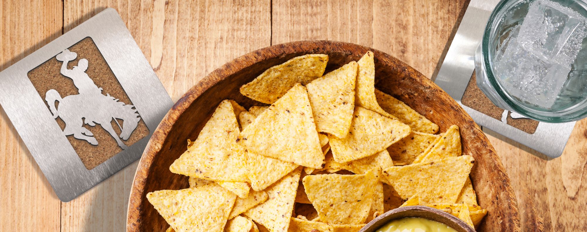 YouTheFan Wyoming Cowboys Coaster Set product image