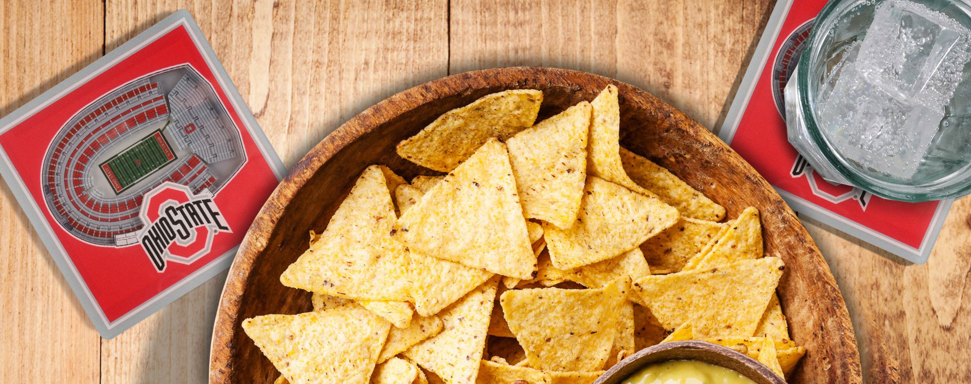 YouTheFan Ohio State Buckeyes 3D Stadium Views Coaster Set product image