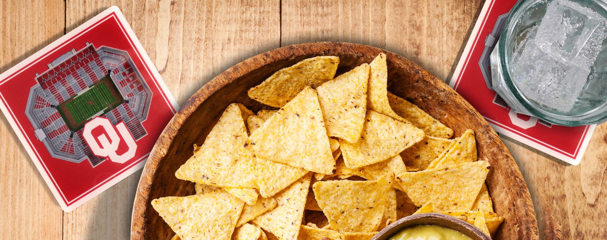 YouTheFan Oklahoma Sooners 3D Stadium Views Coaster Set product image