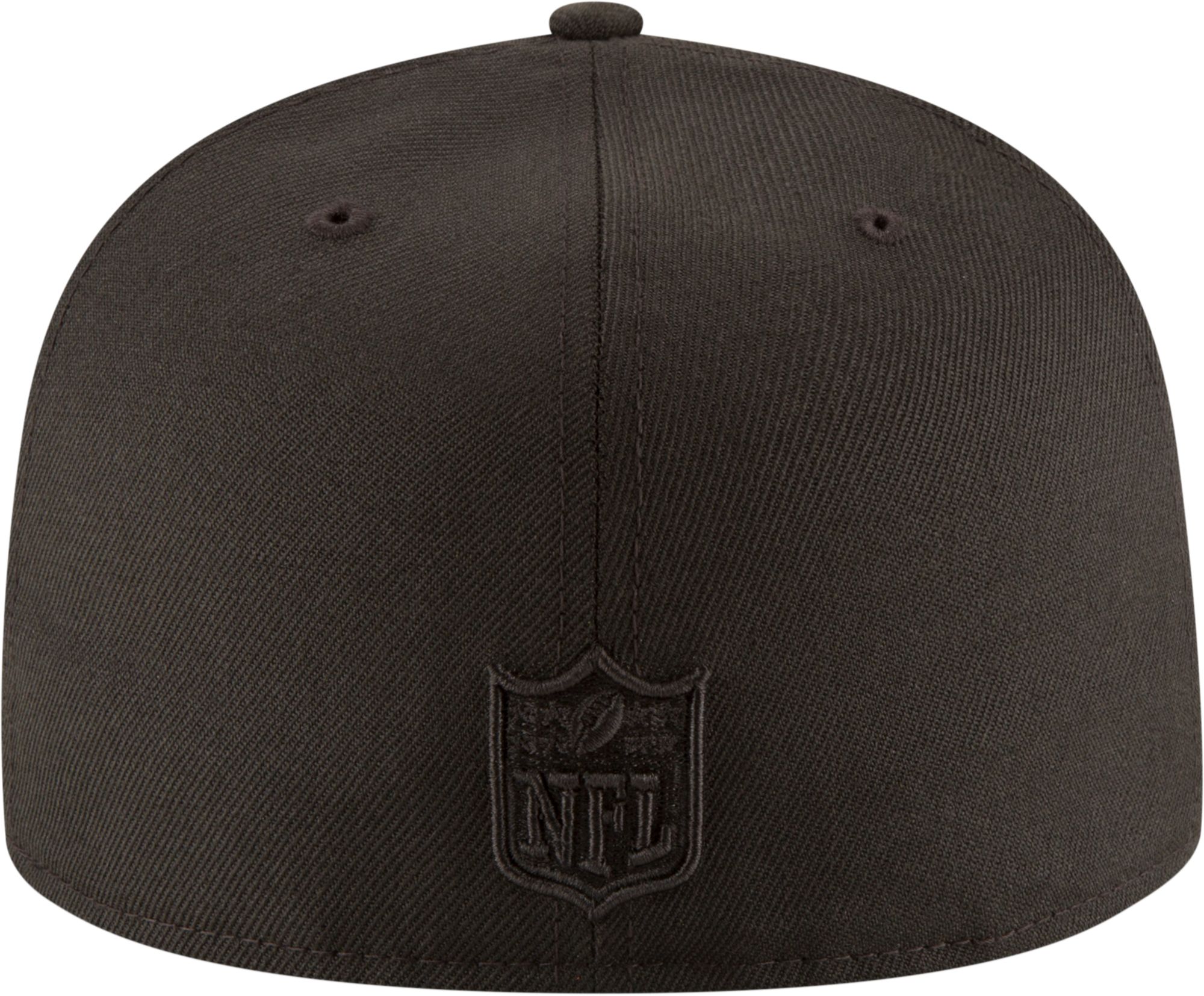 New Era Men's Cleveland Browns Black On Black 59Fifty Fitted Hat product image