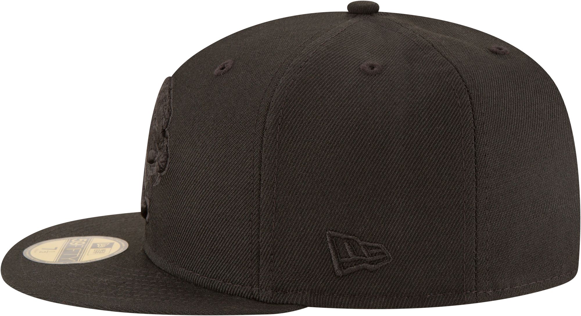 New Era Men's Jacksonville Jaguars Black On Black 59Fifty Fitted Hat product image