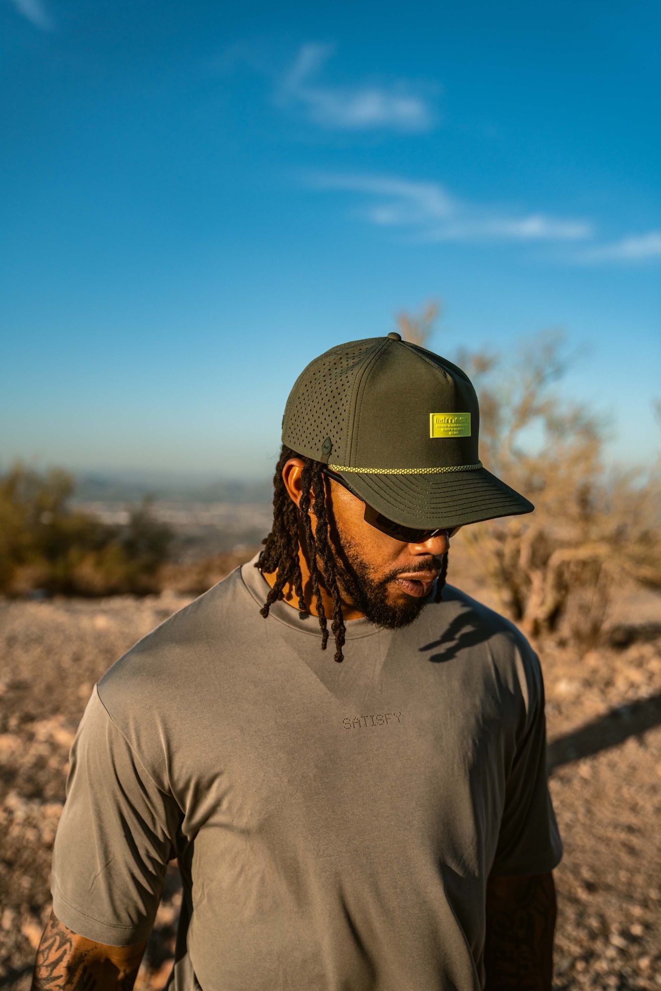 melin Odysea Stacked Hydro Performance Snapback Hat product image