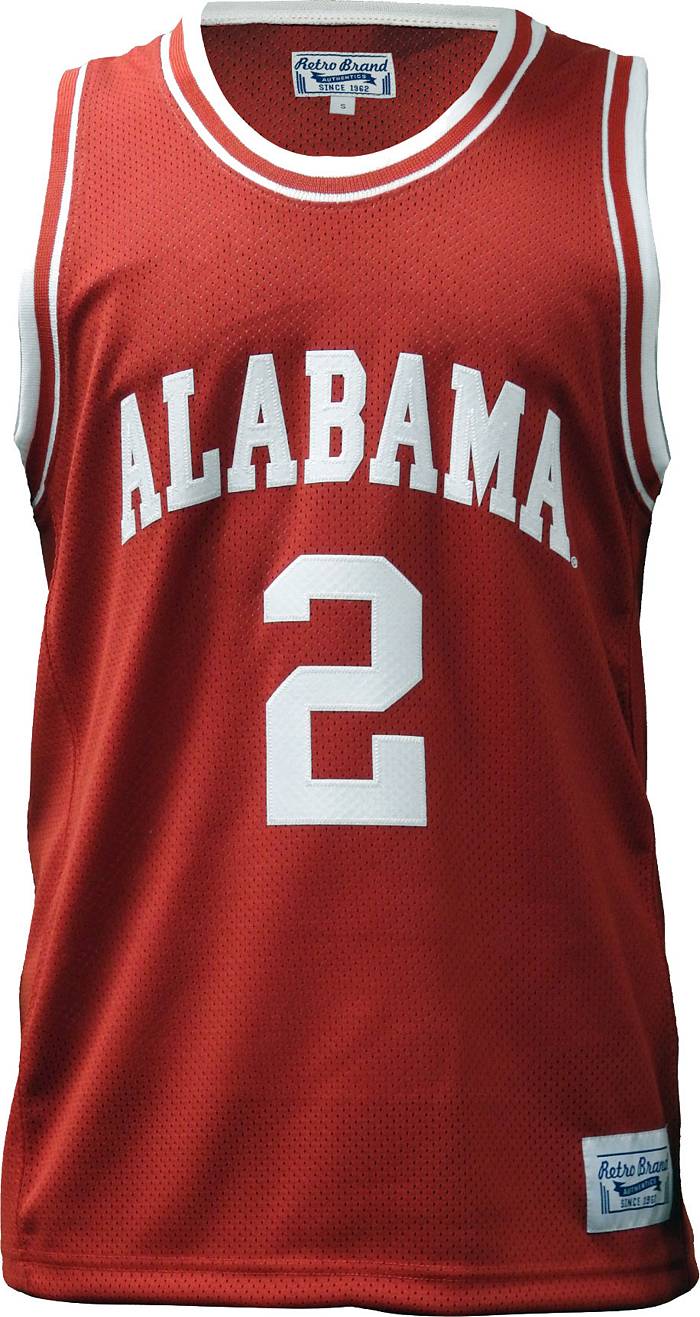 Original Retro Brand Men's Alabama Crimson Tide Collin Sexton #2 Crimson  Replica Basketball Jersey