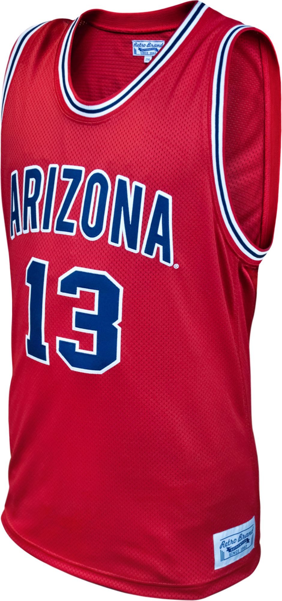 Retro Brand Men's Arizona Wildcats Deandre Ayton #13 Cardinal Replica Basketball Jersey product image