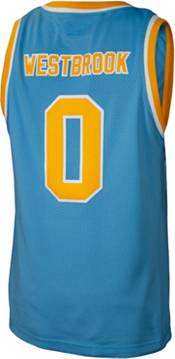 Lot Detail - 2007-08 RUSSELL WESTBROOK AUTOGRAPHED UCLA BRUINS GAME WORN  HOME JERSEY