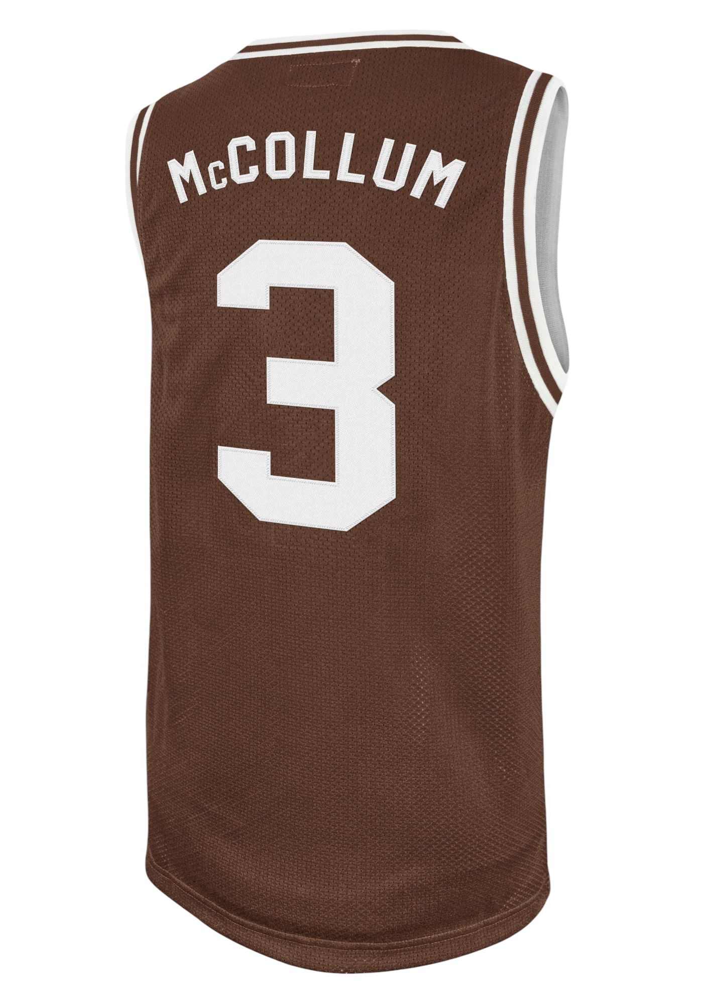 Retro Brand Men s Lehigh Mountain Hawks CJ McCollum 3 Brown Replica Basketball Jersey Dick s Sporting Goods