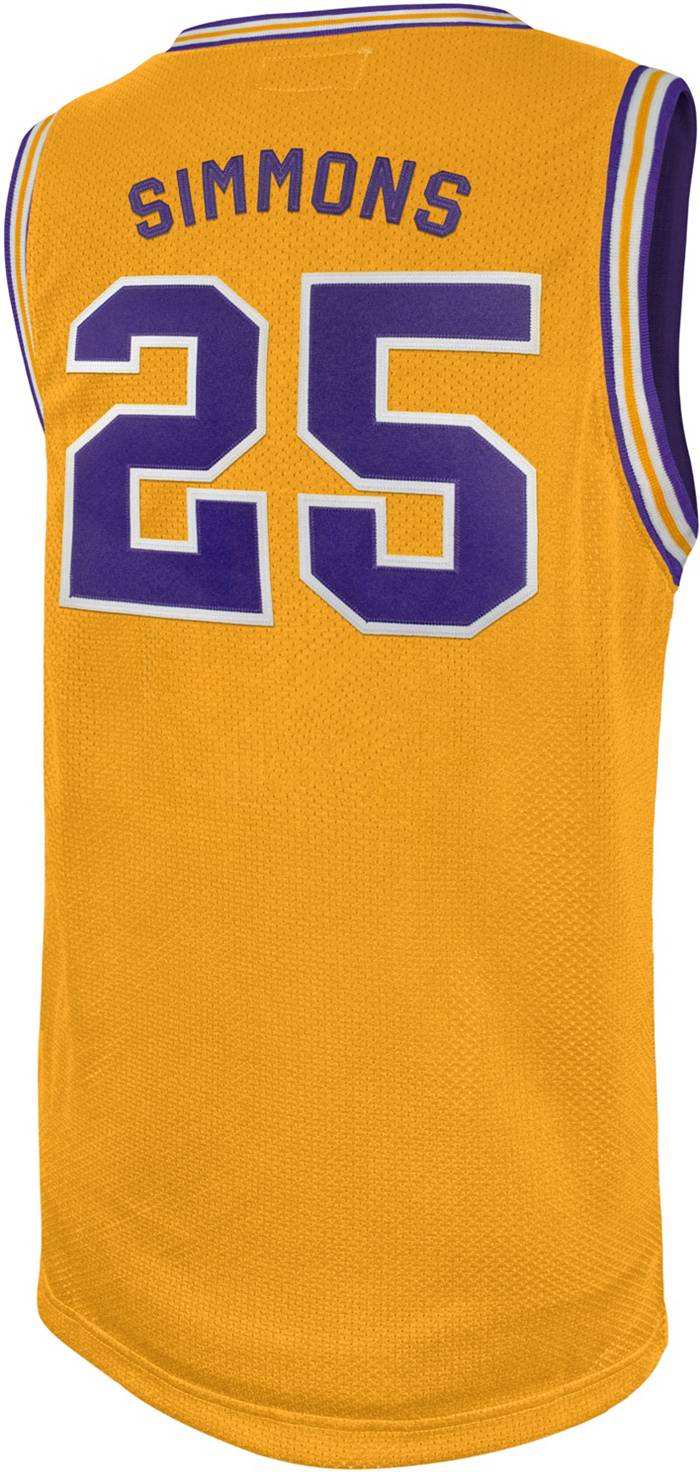 Male LSU Tigers White Ben Simmons College Basketball Jersey - Basketball  Jersey in 2023