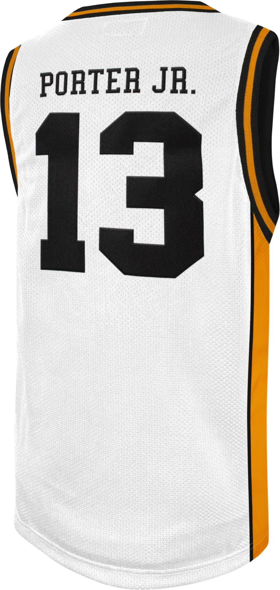 Retro Brand Men's Missouri Tigers Michael Porter Jr. #13 White Replica Basketball Jersey product image