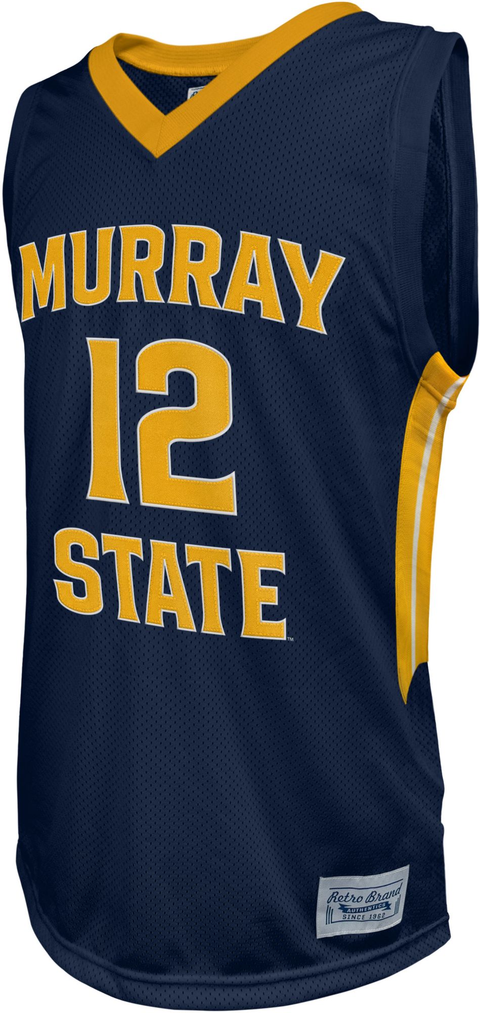 Original Retro Brand Men's Murray State Racers Ja Morant #12 Navy Blue Replica Basketball Jersey