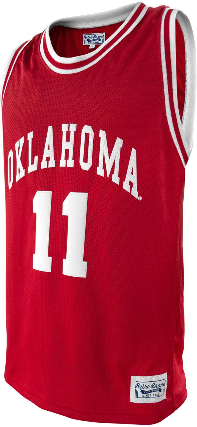 Original Retro Brand Men's Oklahoma Sooners Trae Young #11 Crimson Replica Basketball Jersey