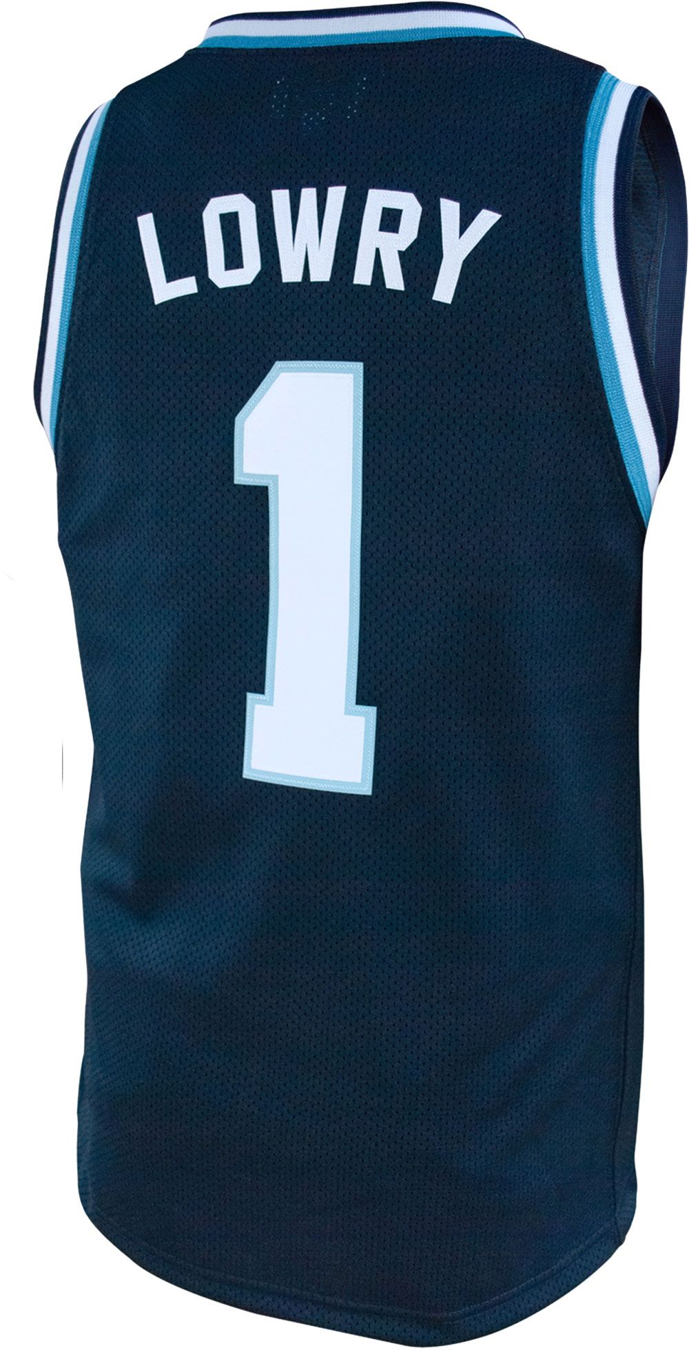 Retro Brand Men's Villanova Wildcats Kyle Lowry #1 Navy Replica Basketball Jersey product image