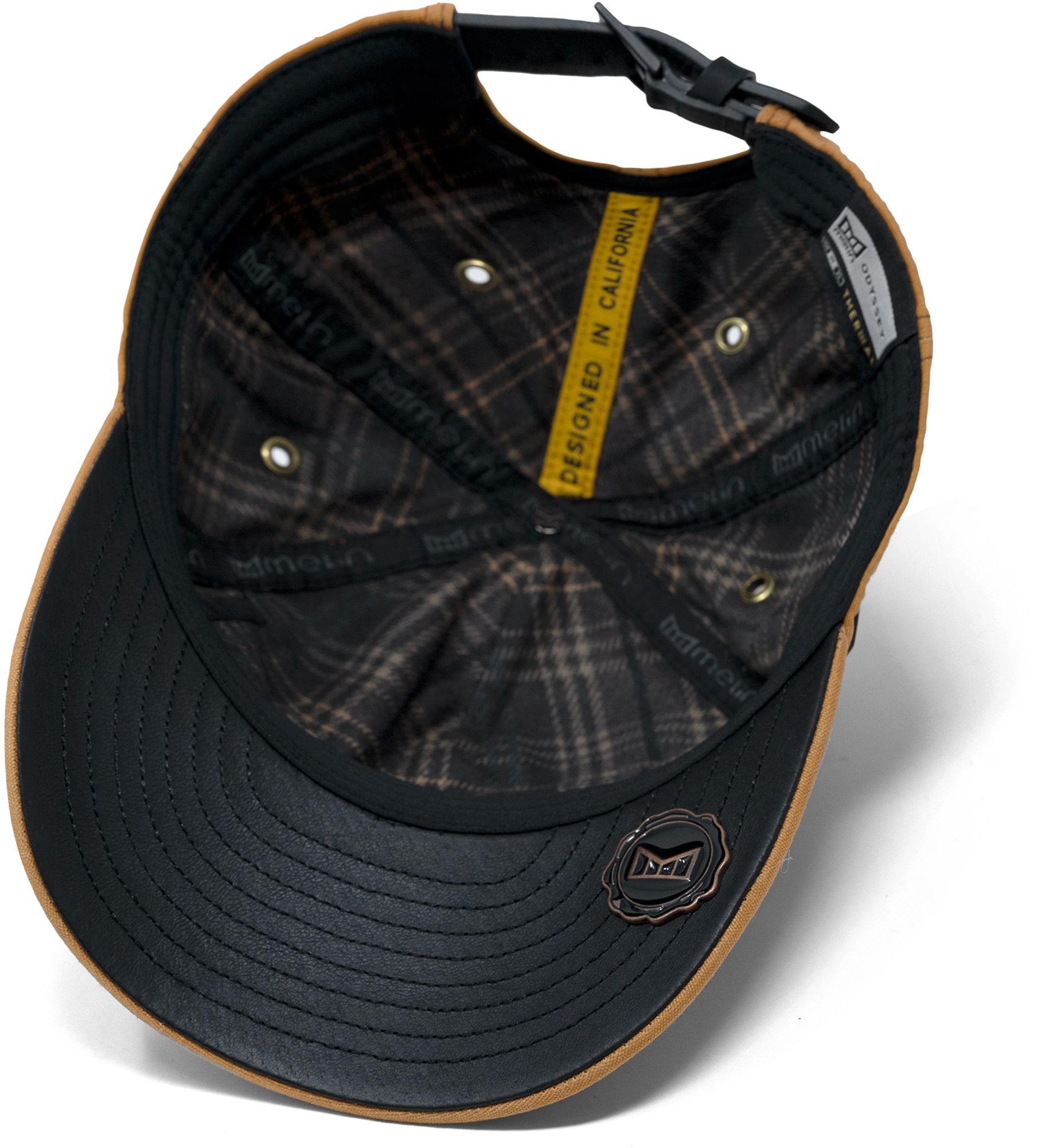 melin Adult Odysea Stacked Thermal Unstructured Wax'd Strapback Hat product image