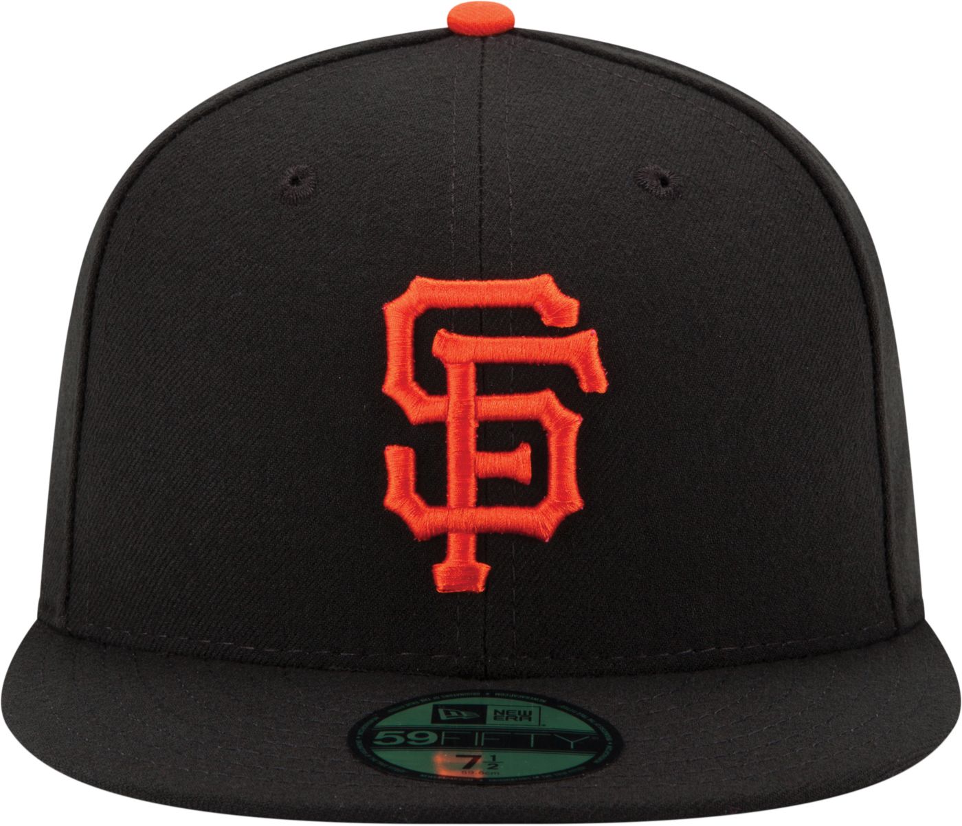 New Era Men s San Francisco Giants 59Fifty Game Black Authentic Hat Dick s Sporting Goods