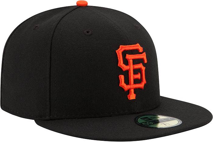 San Francisco Giants New Era Authentic Collection On-Field 59FIFTY Fitted Hat - Black/Orange 7 3/8