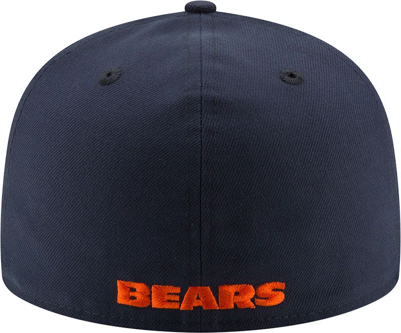 New Era Men's Chicago Bears Navy 59Fifty Logo Adjustable Hat