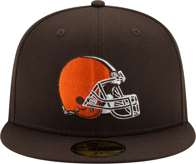 New Era Men's Cleveland Browns Brown 59Fifty Logo Fitted Hat product image