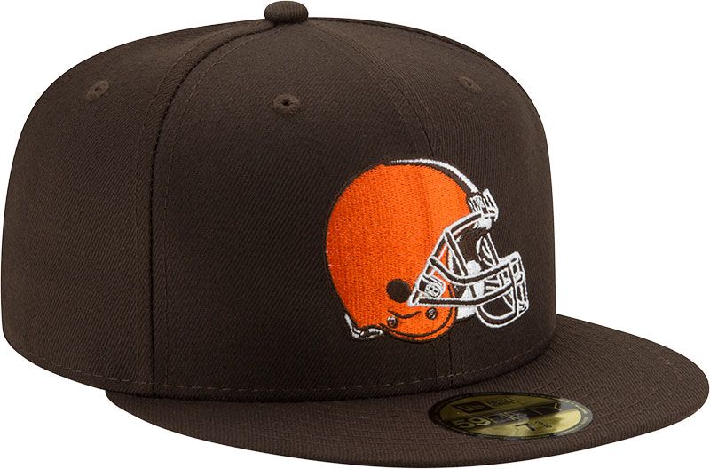 New Era Men's Cleveland Browns Brown 59Fifty Logo Fitted Hat product image