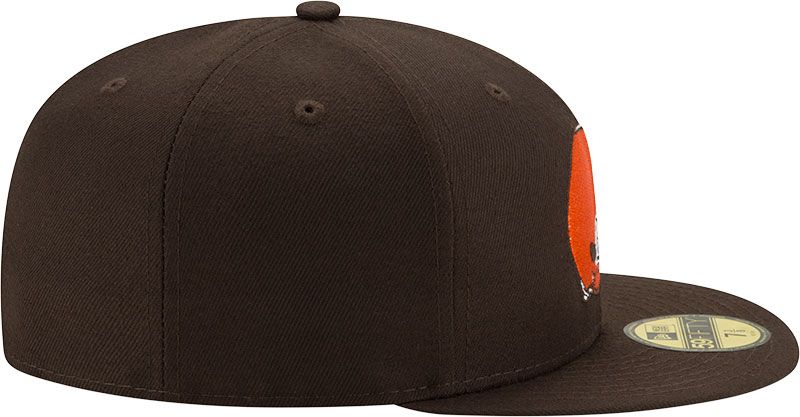New Era Men's Cleveland Browns Brown 59Fifty Logo Fitted Hat product image