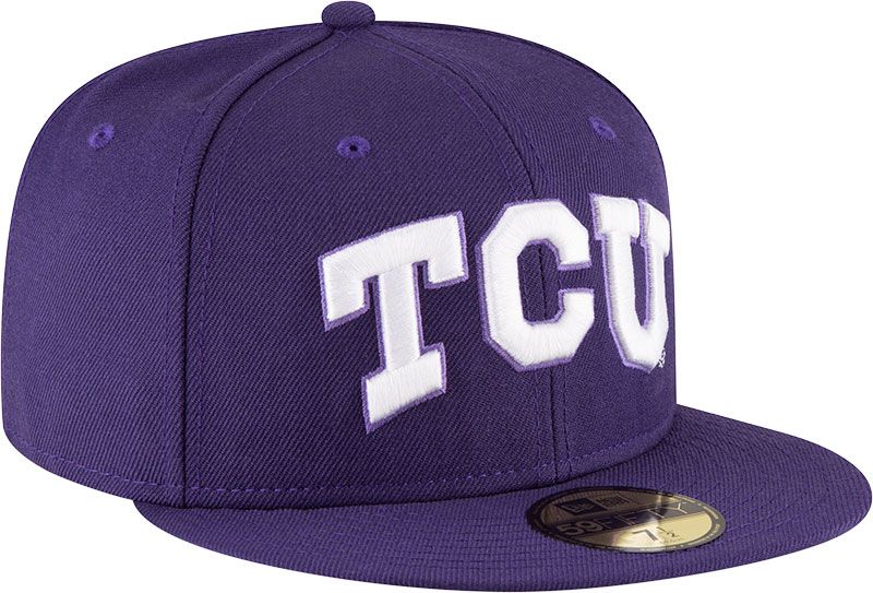 New Era Men's TCU Horned Frogs Purple 59Fifty Fitted Hat product image
