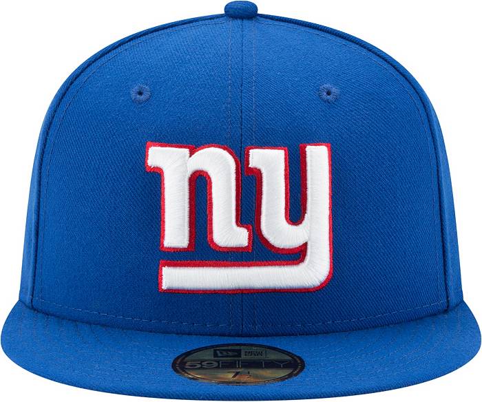 New Era Men's New York Giants Logo Royal 59Fifty Fitted Hat