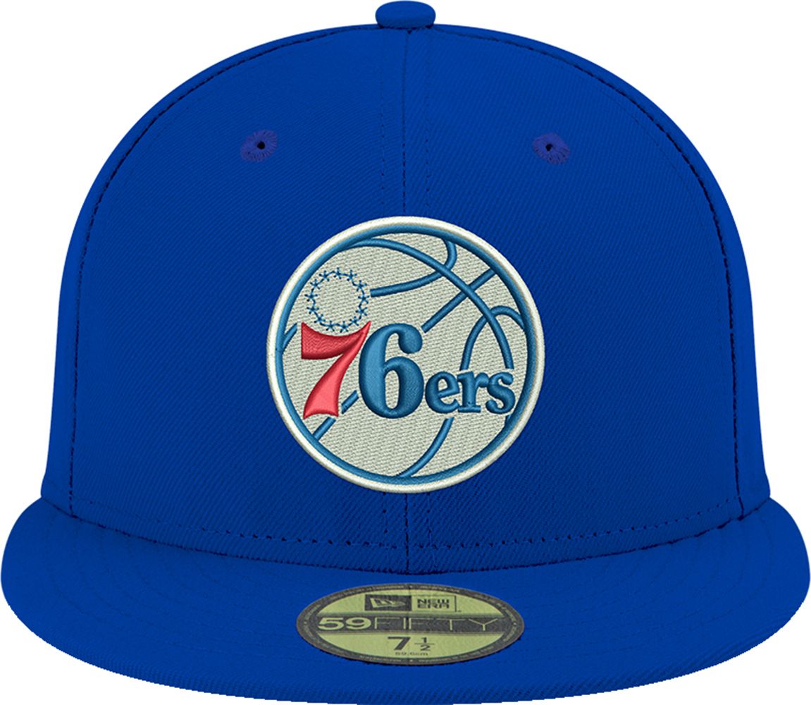 New Era Adult Philadelphia 76ers 59Fifty Royal Fitted Hat product image