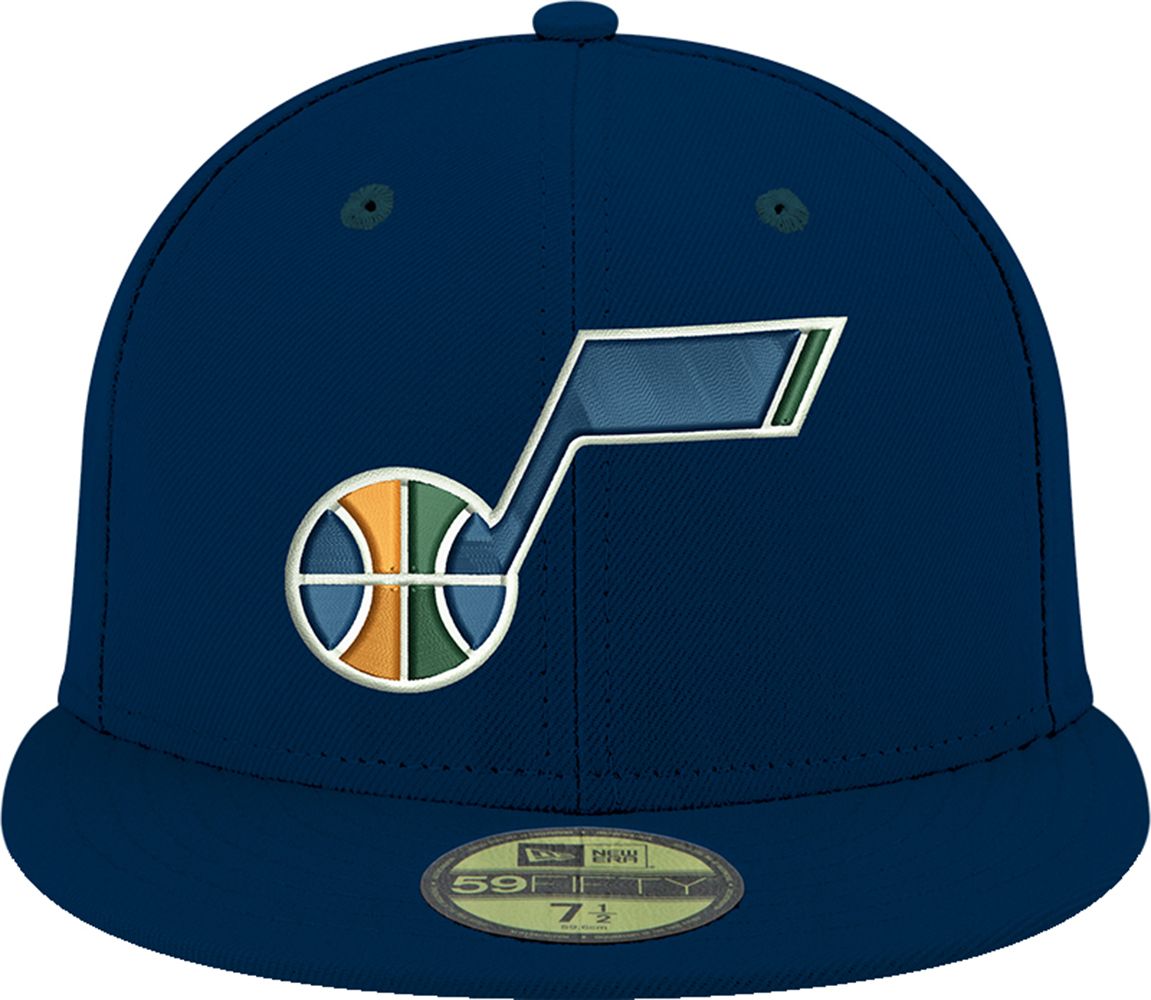 New Era Adult Utah Jazz 59Fifty Navy Fitted Hat product image