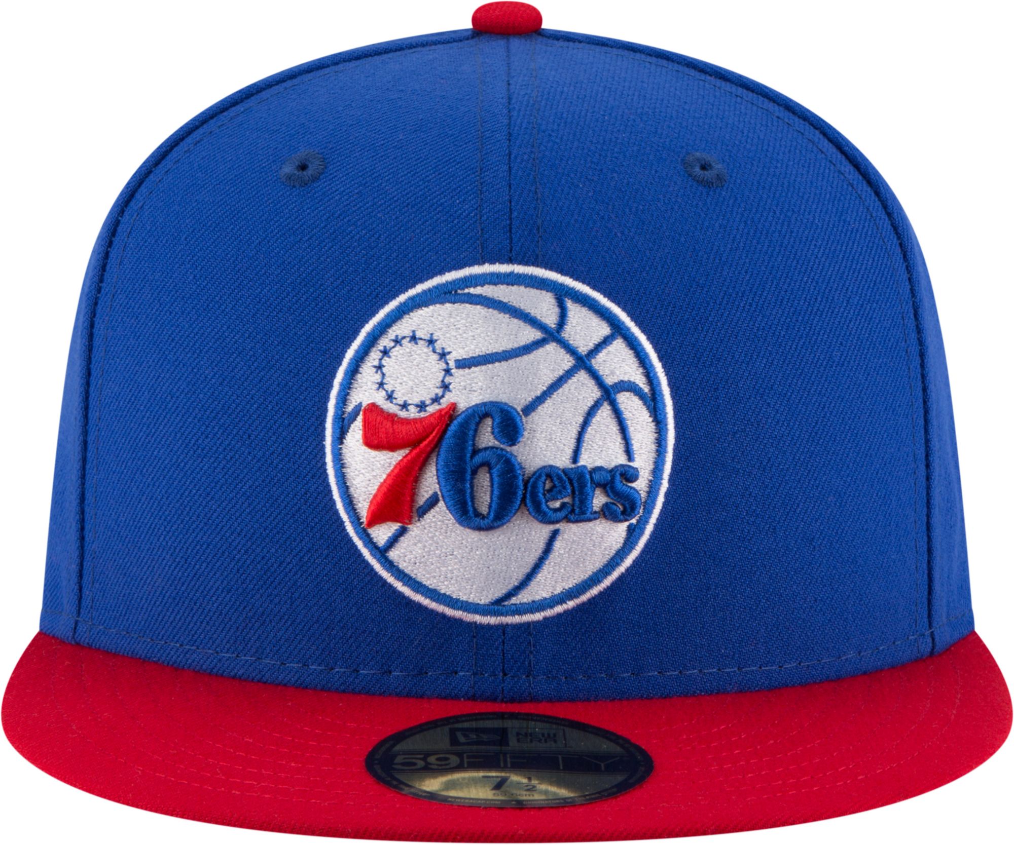 New Era Adult Philadelphia 76ers 59Fifty Royal/Red Fitted Hat product image