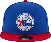 New Era Men's Philadelpia 76ers 59Fifty Royal/Red Fitted Hat product image