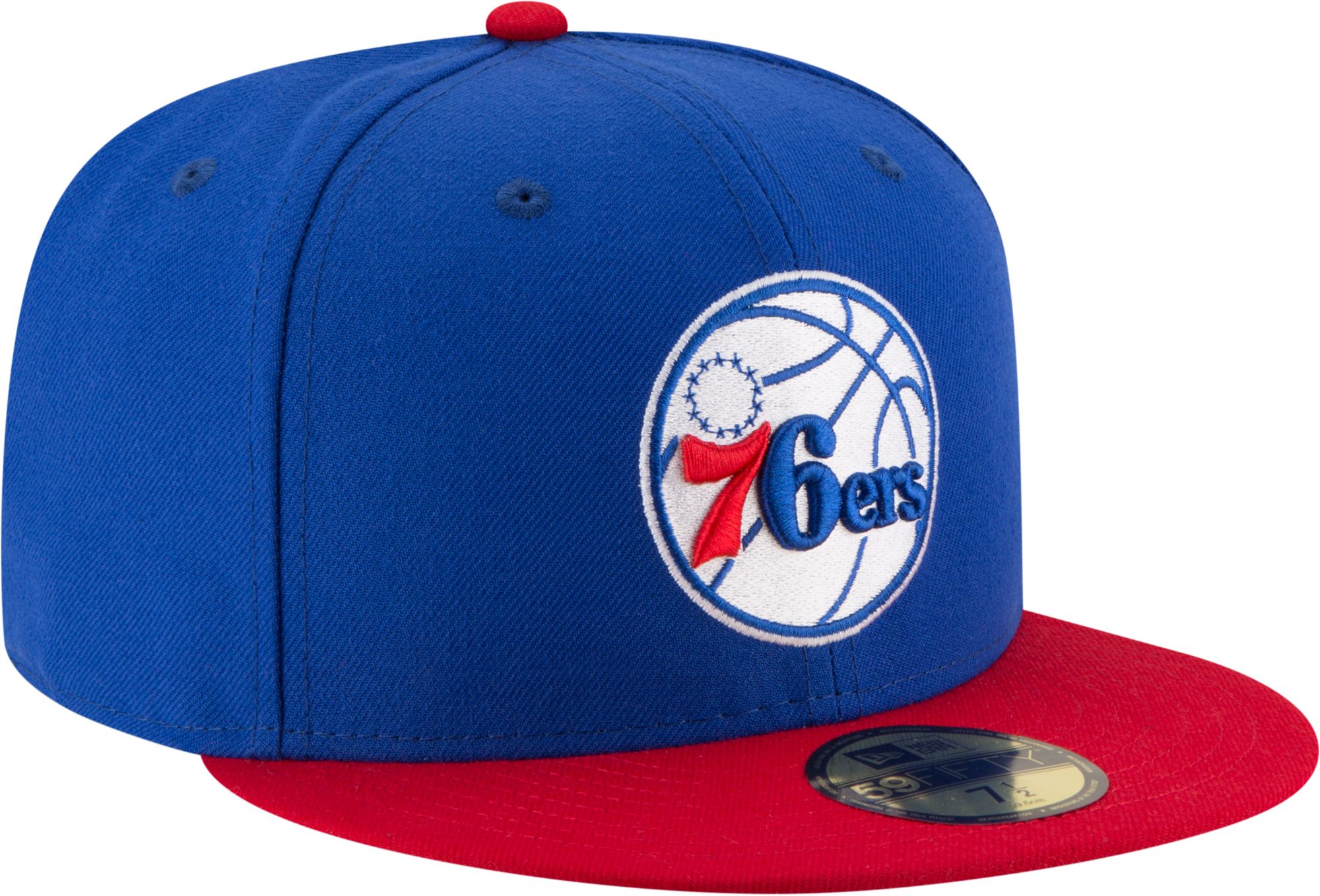 New Era Adult Philadelphia 76ers 59Fifty Royal/Red Fitted Hat product image