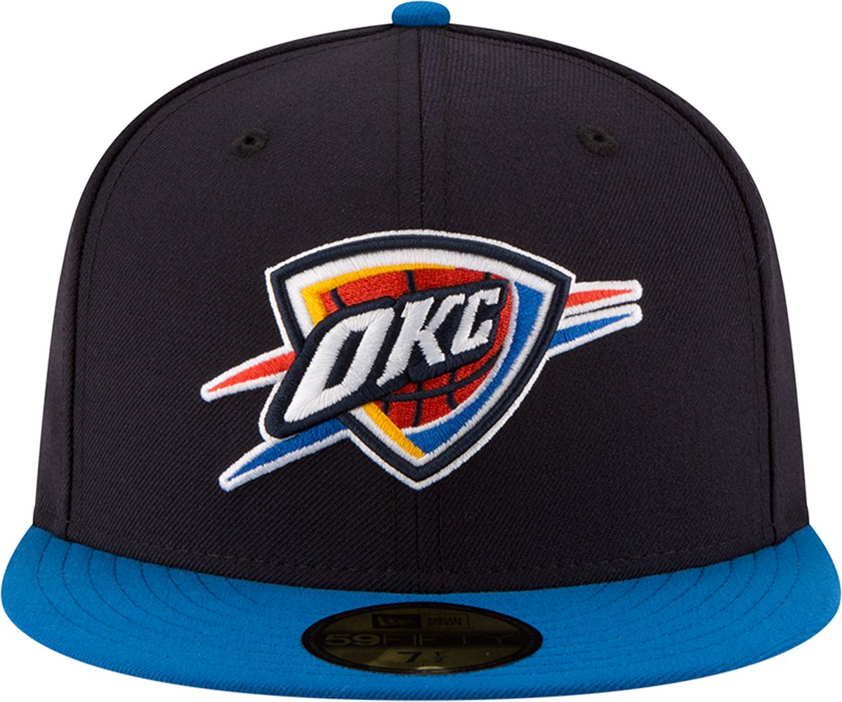 New Era Adult Oklahoma City Thunder 59Fifty Navy/Blue Fitted Hat product image