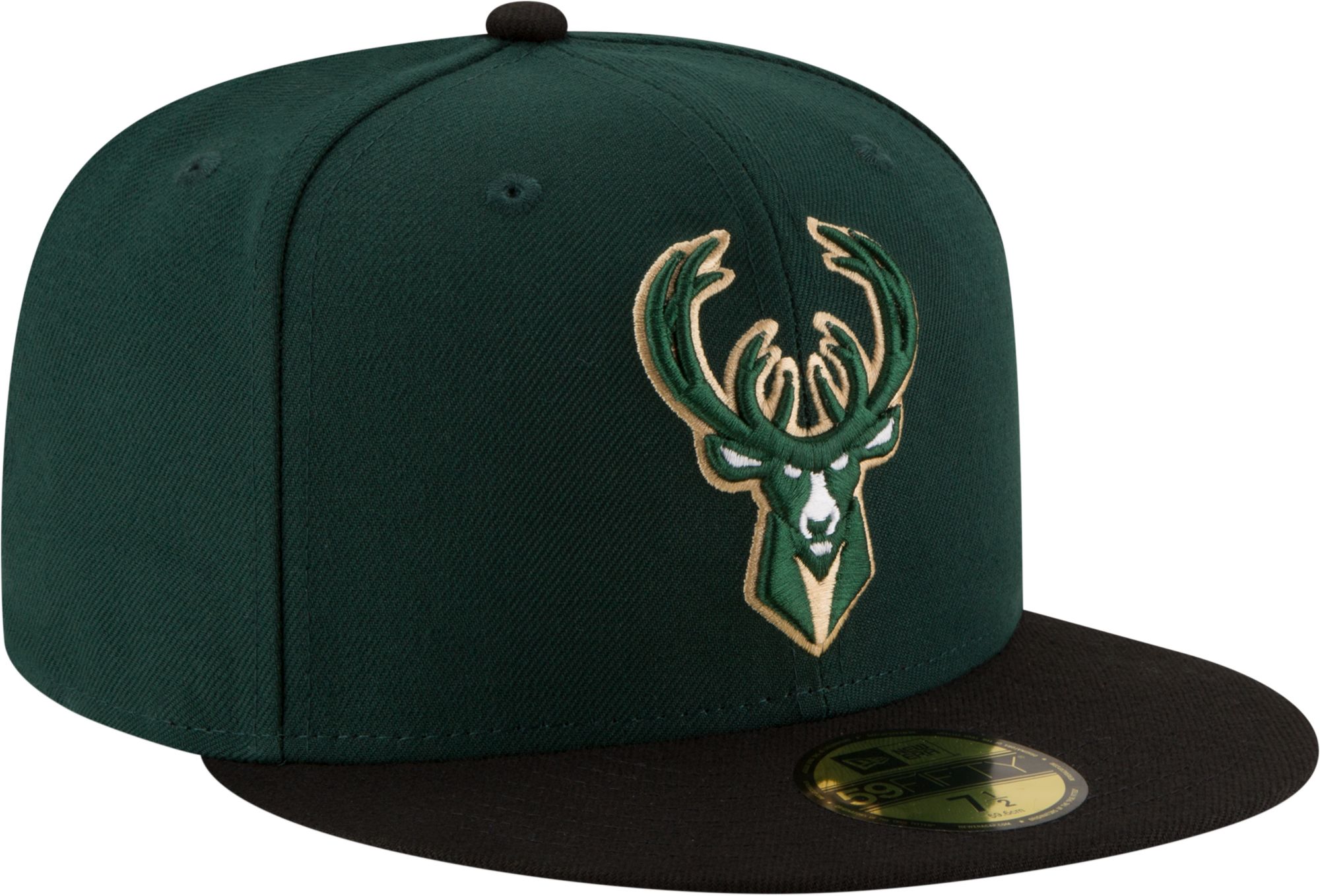 New Era Adult Milwaukee Bucks 59Fifty Authentic Hat product image