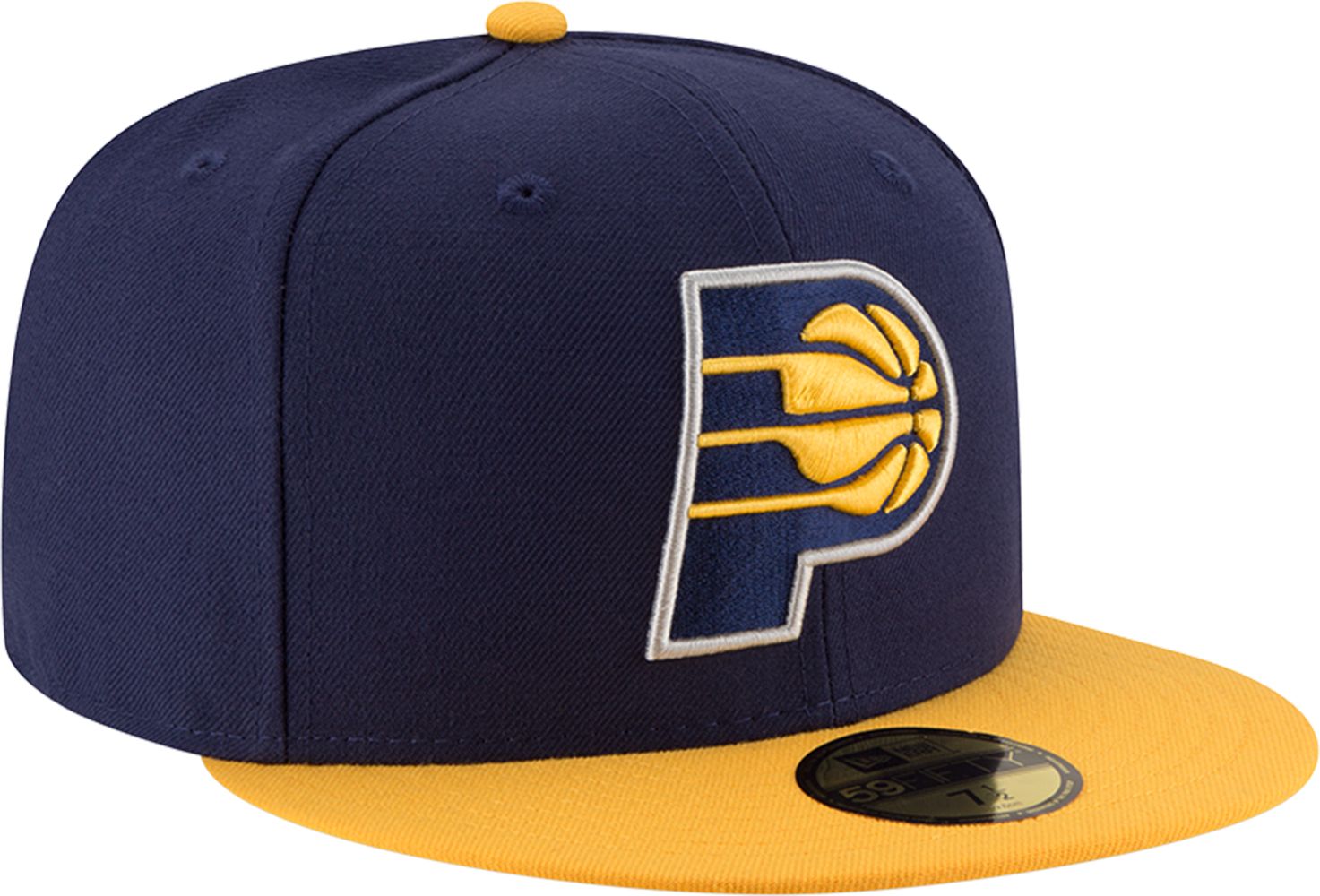 New Era Adult Indiana Pacers 59Fifty Navy/Gold Fitted Hat product image