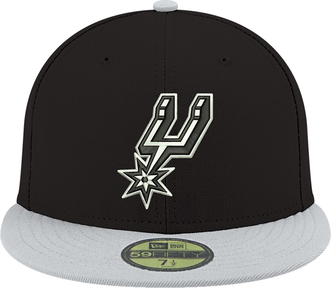 New Era Adult San Antonio Spurs 59Fifty Black/Grey Fitted Hat product image