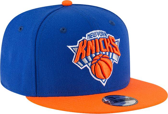 Youth New Era Blue/Orange New York Knicks Two-Tone 9FIFTY Snapback Adjustable Hat