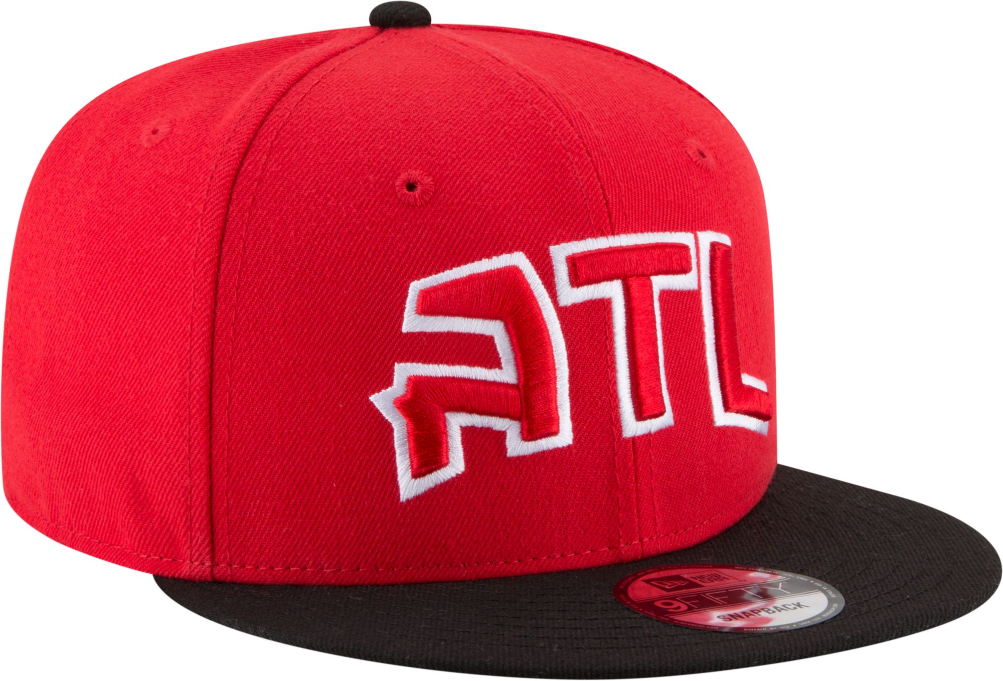 New Era Men's Atlanta Hawks 9Fifty Adjustable Two Tone Snapback Hat