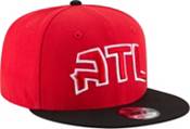 New Era Men's Atlanta Hawks 9Fifty Adjustable Two Tone Snapback Hat product image