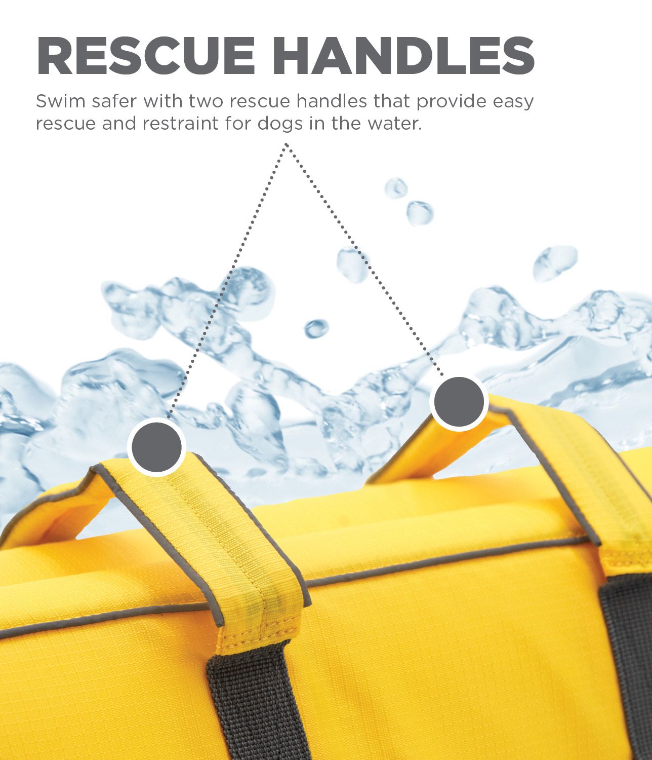 Outward Hound Granby Splash Dog Neoprene Life Vest product image